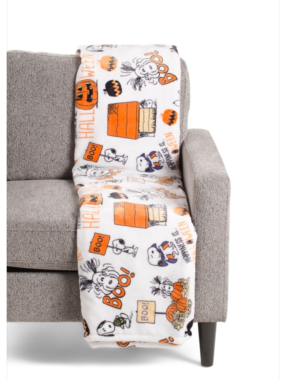 Peanuts Snoopy Berkshire Oversized Halloween Throw Blanket 60in x 70in